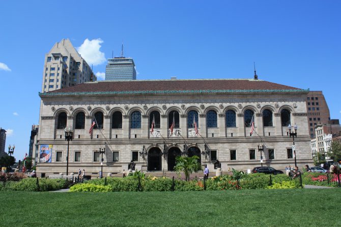 tour boston library