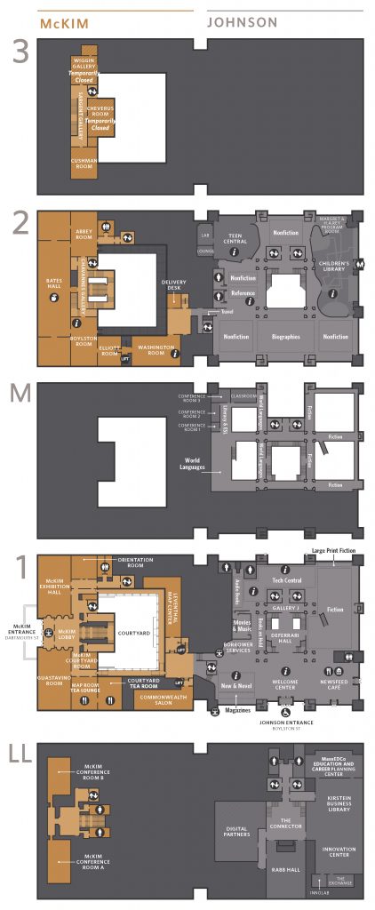 Floor Plan Boston Public Library